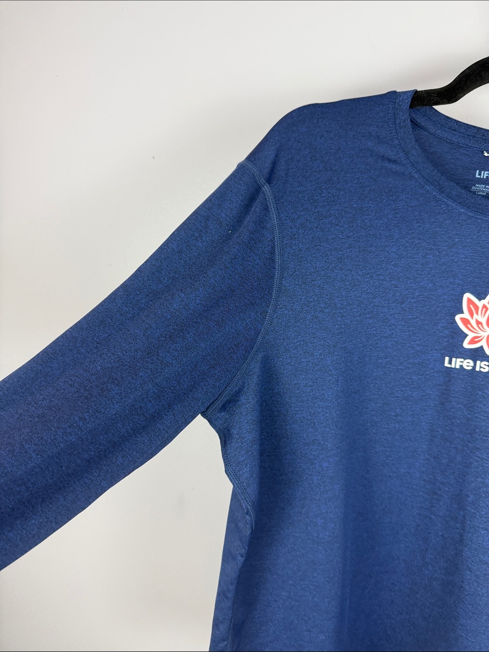 Life Is Good Active Lotus Flower Long Sleeve Performance Shirt - Women's Large - Picture 4 of 13